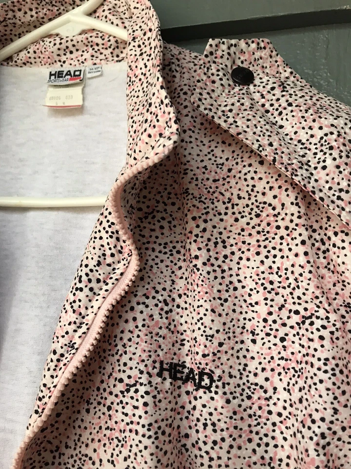 Vintage Track Suit M Jacket & Pants Set High Rise Badass Nylon USA LINED - Image 4 of 4