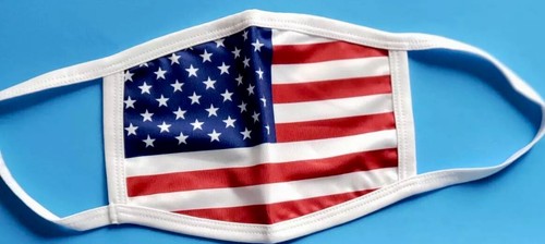 Reusable Cloth FaceMask 😷 Washable-Dust Pollution - USA 🇺🇸 Flag - Picture 1 of 7