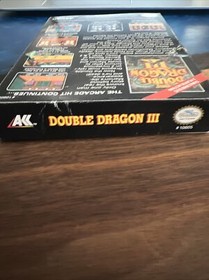 Cartucho Double Dragon III NES en caja original falta manual