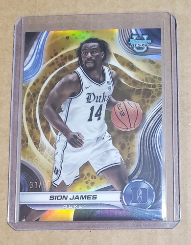 2024-25 Bowman Best University Basketball Serial #'d Parallels -Pick Your Player - Picture 63 of 162