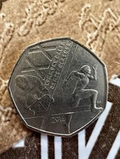 2014 Commonwealth Games Glasgow 50p Coin