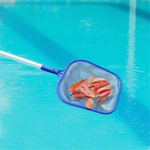 Swimming Pool Debris Leaf Skimmer Mesh Net 3 Way Cleaning & Telescopic Pole UK - Picture 5 of 23