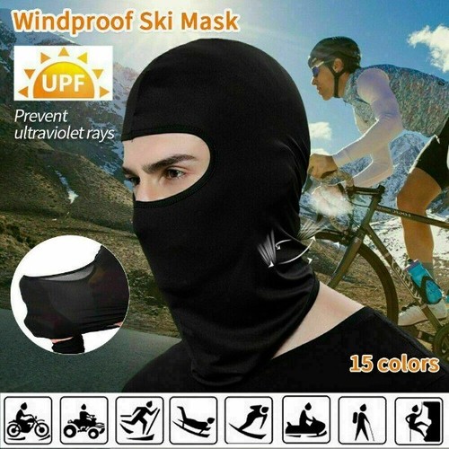 Máscara facial de pasamontañas protección UV para hombres mujeres esquí motocicleta correr capucha solar - Imagen 3 de 30