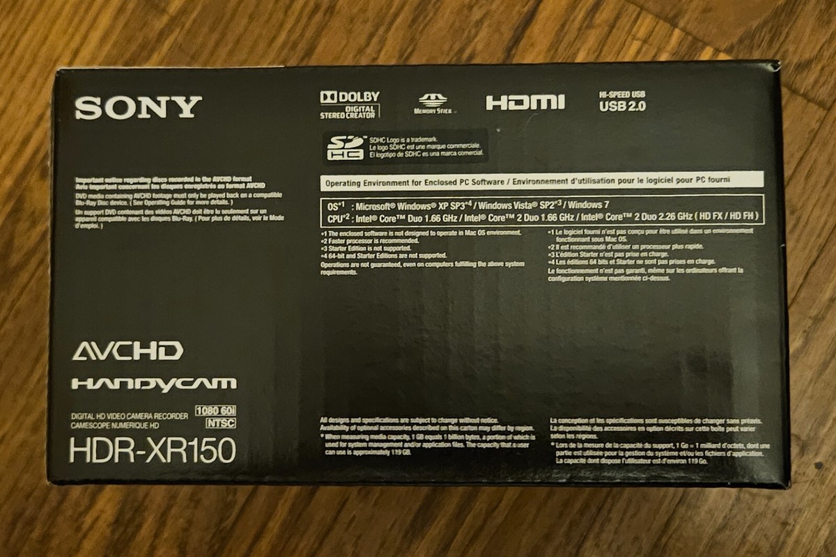 Sony HDR-XR150 120 GB Camcorder - Black for sale online | eBay Sony HDR-XR150 120 GB Camcorder - Black for sale online | eBay