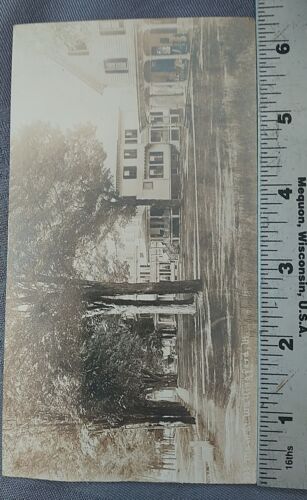 Identifizierter Standort Wallingford Vermont VT Kruxo RPPC Postkarte groß lang Vintage