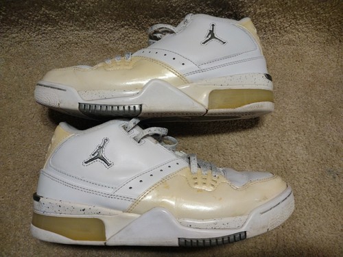 Rare Nike Air Jordan Flight 23 White And Creme 317909-101 SIZE US 7.5 2007 - Picture 3 of 11