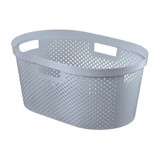 Wäschekorb Wäschewanne Curver Wäscheträger Plastik Kunststoff Korb Griffen 40 L
