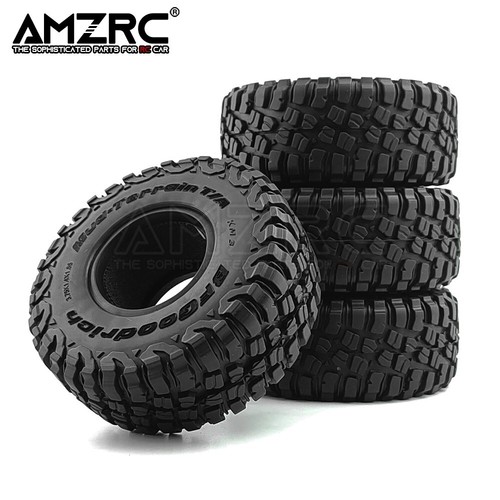 4Pcs 1.55inch 95mm Mud-Terrain Wheel Tires for 1/10 Traxxas Axial Redcat MST - Picture 9 of 9