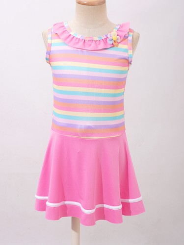 Mädchen Kinder Einteiler Badeanzug Schwimmrock Baderock Bade Kleid Schwimmanzug - Bild 27 von 91