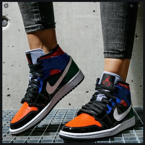 Women Nike Air Jordan 1 Mid SE Multi 