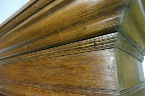 Antiker Barock Schrank Dielenschrank Kleiderschrank um 1840 Eiche - Bild 8 von 12
