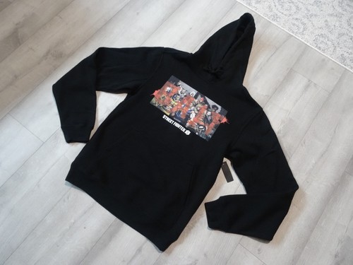 NEW Bait x Street Fighter GROUP BLACK Hoody Capcom MENS SZ XL GAME PS5 ps1 ps2 - Picture 2 of 4
