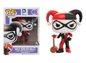 Funko-Pop-Heroes-DC-Comics-Harley-Quinn-with-Mallet-Vinyl-Figure-Item-3638