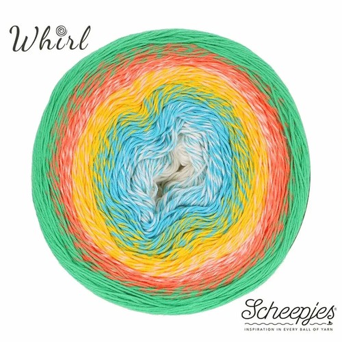 COTTON WHIRL Scheepjes 100 % ORGANIC COTTON gradient colors yarn 226 g / 7.97 oz - Picture 56 of 88