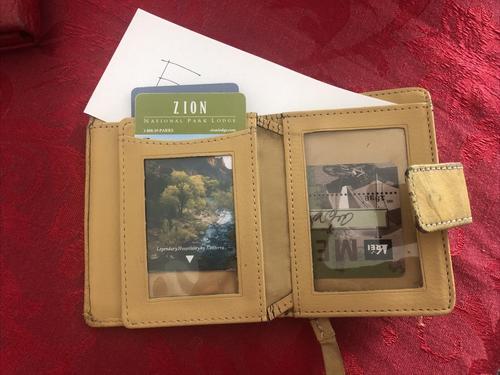 8 Vintage usable GENUINE LEATHER Wallet/billfolds from 50's onward FREE SHIP - Picture 14 of 24