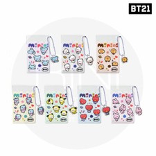 BTS BT21 Official Authentic Goods Clear Card Pocket minini Ver + Tracking Number