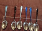 Cloisenne teaspoons set of 6