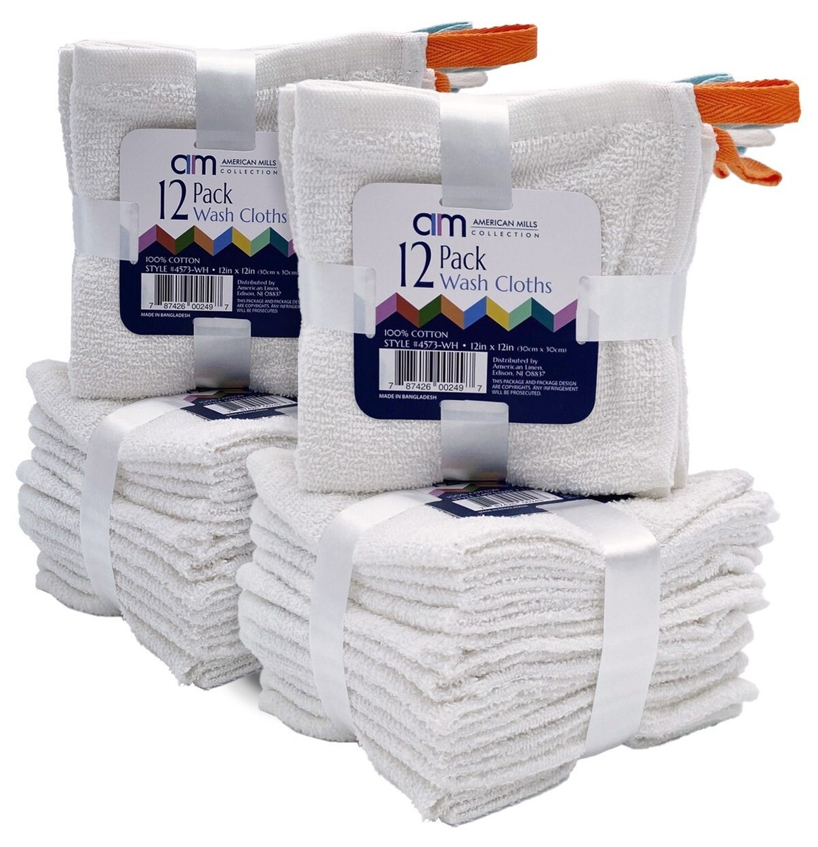 12x12 washcloths sale
