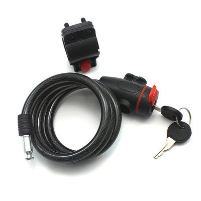 2pcs Bike Key Lock Chain Padlock Bicycle Motorcycles Wire Security Cable Locker.