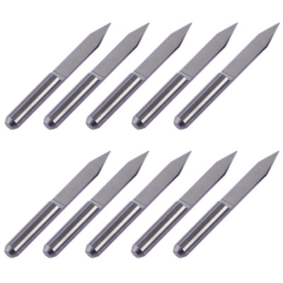 10pcs V-Shape Engraving Bit PCB CNC Router Tool Tungsten Steel 30 Degree 0.2mm
