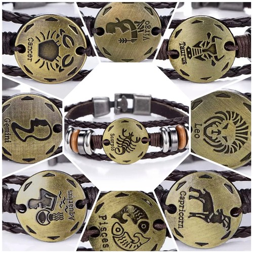 Zodiac Sign Astrology Bracelet Pick One Jewelry Aries Taurus Gemini Cancer Leo - Picture 24 of 168