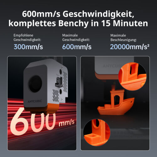 【Auf Lager】ANYCUBIC Kobra S1 Combo Mehrfarben CoreXY 3D-Drucker 320° Hotend - Bild 7 von 16
