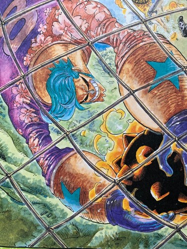 One Piece Art Poster from Comic Calendar 2011 Japan limited frame not included - Picture 6 of 7