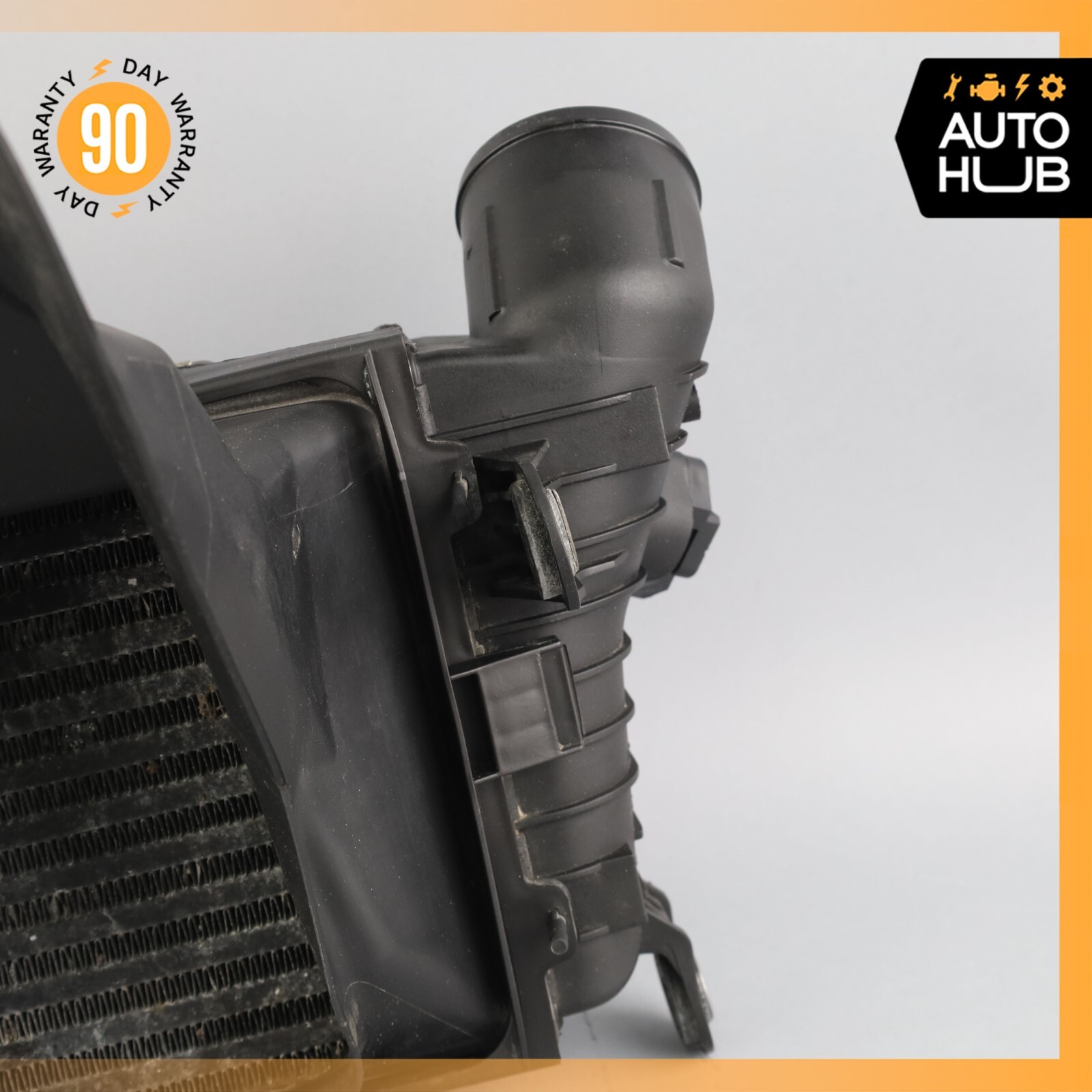 Bentley Continental GTC GT Left Side Turbo Intercooler Radiator w/ Air Duct OEM