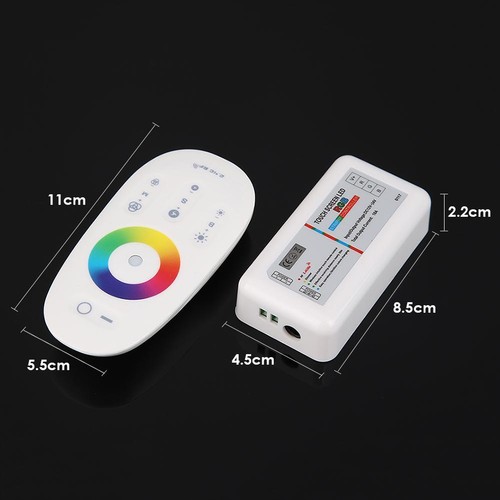 2.4G Touch LED RGB Strip Controller DC12-24V Wireless RF Remote Control Kit - Bild 3 von 4