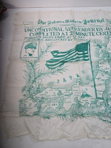 WWII V-J Day Seidentuch Selma Times Journal USA Sept 2 1945