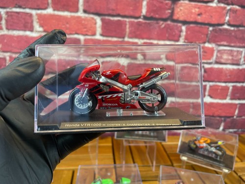 NEW Pre-Owned Lot of 7 Die-Cast MOTORCYCLE MODELS 6 HONDA & 1 KAWASAKI 1/24 Nice - Picture 14 of 24