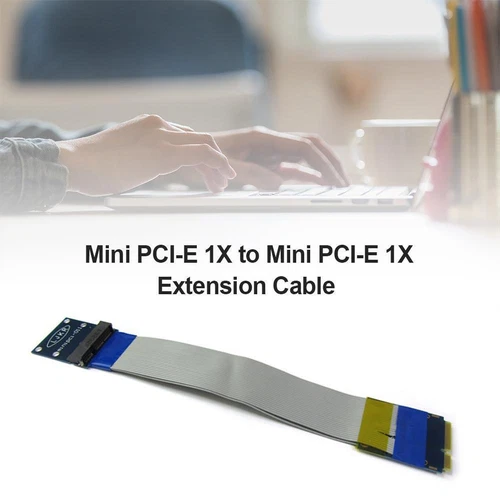 Flexible PCI Express Extender Extension Cable Mini PCIe 1X to 1X Slot Converter