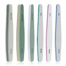 Pro Double Sided Manicure Nail File Emery Boards Buffer Shiner Files Packs of 6