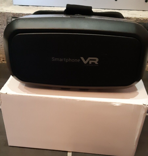 Casque Vr Universel Réalité Virtuelle 3d Ajustable Smartphone 3.5-6 Pouces Noir - Picture 5 of 12
