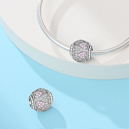 KUNSIR 925 Sterling Silver Bead Charm Spacer Beads for Bracelets Jewelry Making - Picture 73 of 127