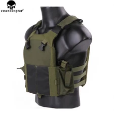 EMERSON Tactical Combat Vest Armor LV-MBAV Plate Carrier Body Army W/ Mag Pouch