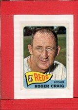 1965 Topps #411 Roger Craig EX+ Excellent+ Reds ID:64475