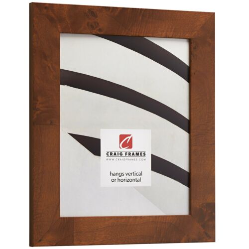 Craig Frames Innovations, 1.6" Brown Burl Wood Core Picture Frame Poster Frame - Picture 2 of 10