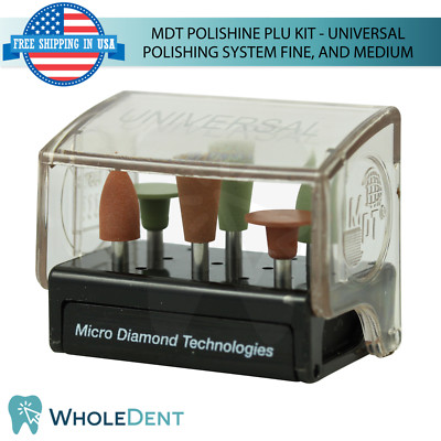 Dental MDT Polishine PLU Universal Polishing System Kit Color-Coded Sterilizable