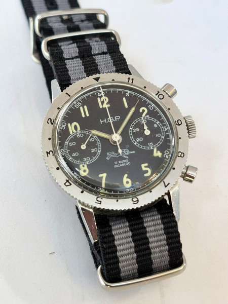 Vintage DODANE HGP "Hommes Grenouilles de Paris" Flyback Chronograph Valjoux 222