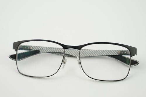 Ottimo! Occhiali da vista Ray-Ban RB 8416 2916 55-17-145 nero opaco fibra di carbonio - Foto 2 di 8