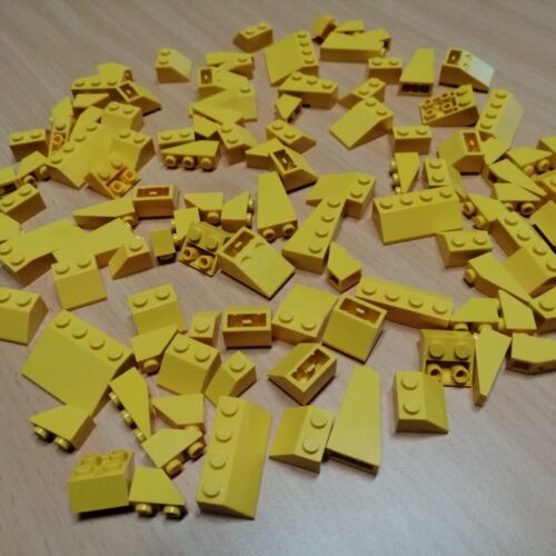 LEGO 100 x Dachsteine & Inverse Steine gelb / City Creator Star Wars Konvolut - Bild 1 von 10