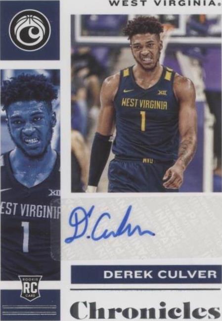 2021-22 Panini Chronicles Draft Picks - Derek Culver #CR-CCU - 1 of 2