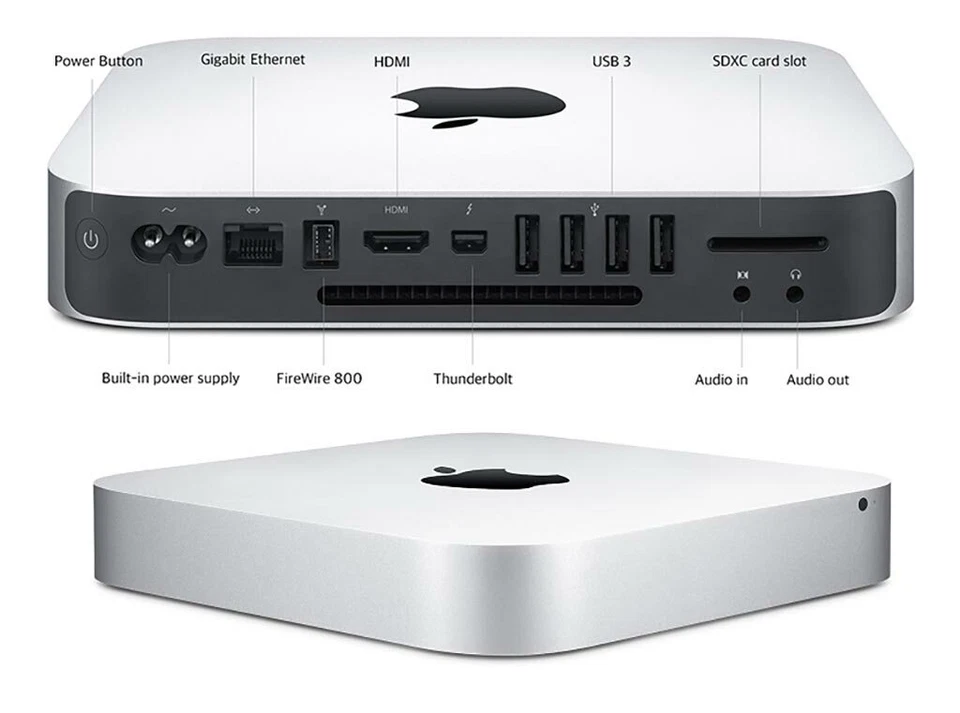 Apple Mac mini A1347 Desktop - Core i7 3.0Ghz 16GB 2TB (2014) WARRANTY GRADE A - Image 3 of 3