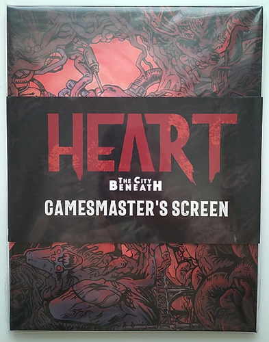 Heart: The City Beneath, Gamesmaster's Screen - Rowan, Rook, & Decard - Sealed
