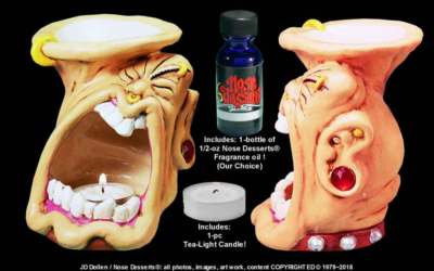 Big Mouth Screamer Fragrance Oil Diffuser Burner #2855 by Nose Desserts  USA