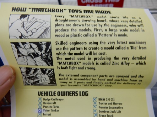 MATCHBOX ORIGINAL LICENCE 13 X 9 CM UNFOLDS - Photo 7 sur 8