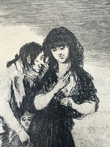 Original Goya Radierung Aquatinta Limited Édition Banco Espana 1966 Blindstempel - Bild 3 von 9