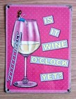 WINE METAL SIGN 20cm x 15cm (BRAND NEW)