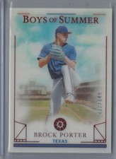 BROCK PORTER 2024 Panini Boys of Summer #31 Red Parallel /149